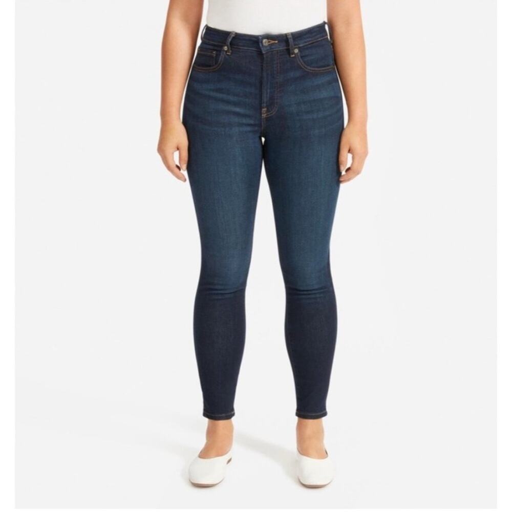 Everlane Authentic Stretch High-Rise Skinny Jean Size 27 Crop - Picture 1 of 11